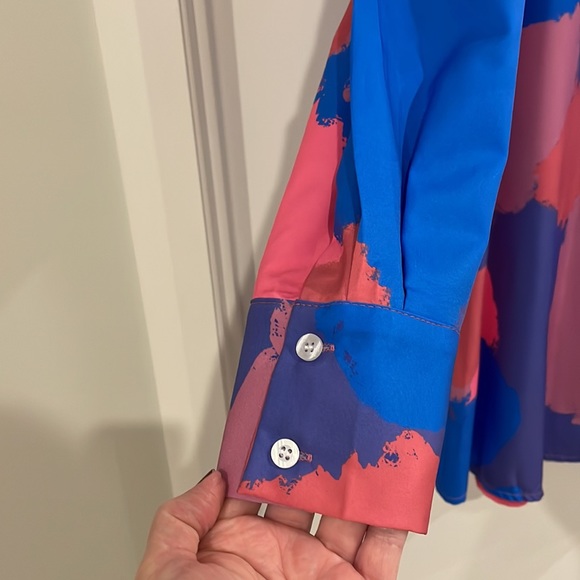 Shein Curve shirt dress with tie - Picture 3 of 5